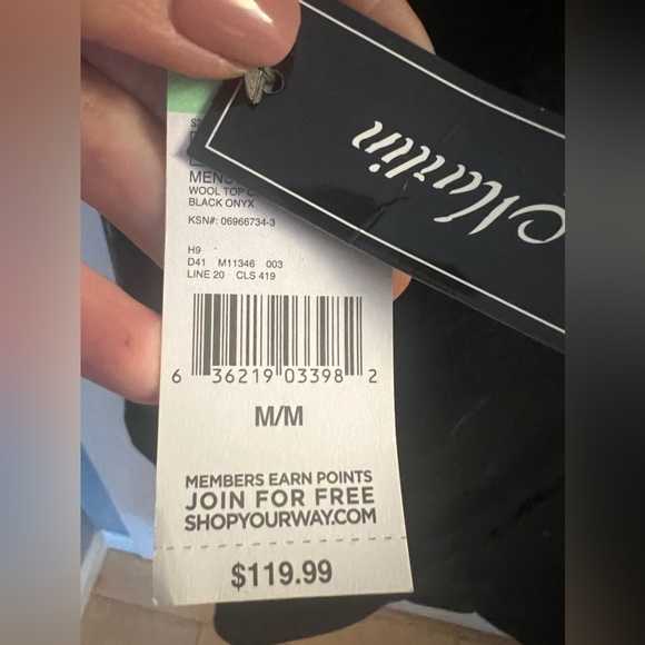 NWT George Martin Wool Blend Casual Black Jacket sz M - Picture 5 of 15